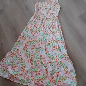 Floral One Shoulder Dress - Multicolor
